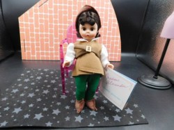 8" Robin Hood Madame Alexander 446 Doll in Box, Miniature Showcase Storyland Booklet
